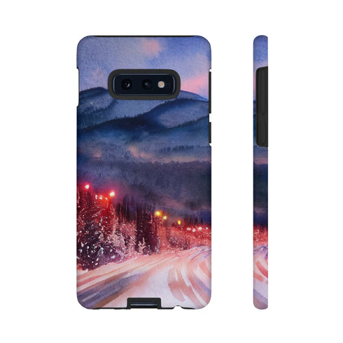 Christmas in Vail Colorado - Impact Resistant Phone Case Samsung Galaxy S10E Matte